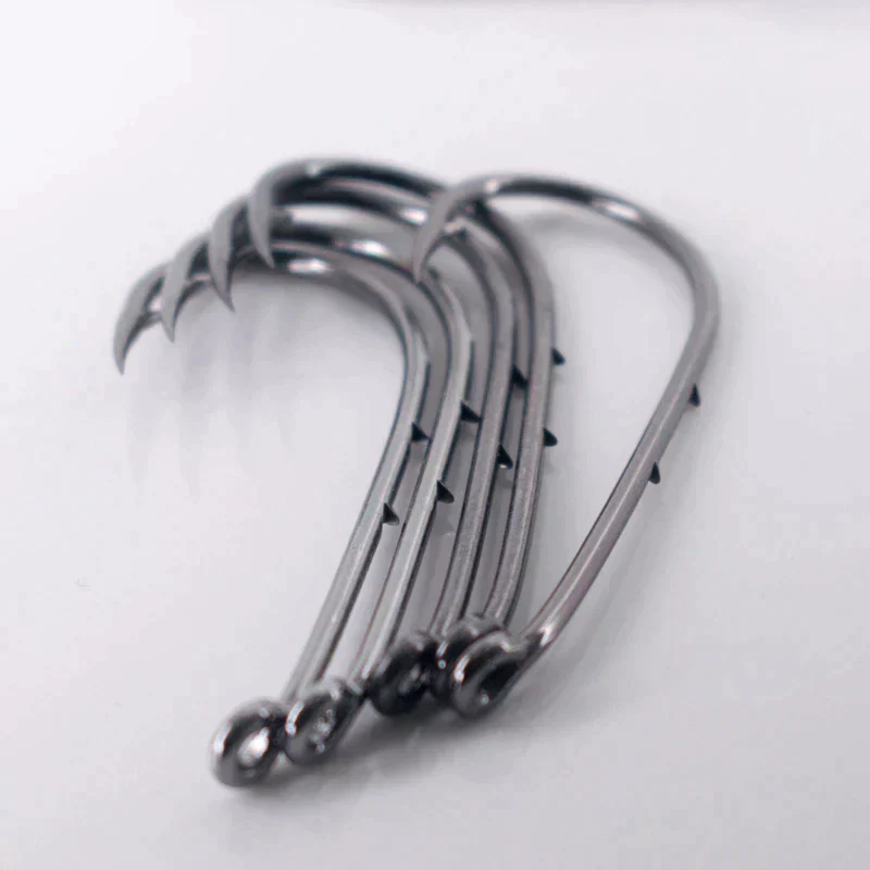 50pcs Double-backed 5/0 High Carbon Fishing Hooks - Image 9