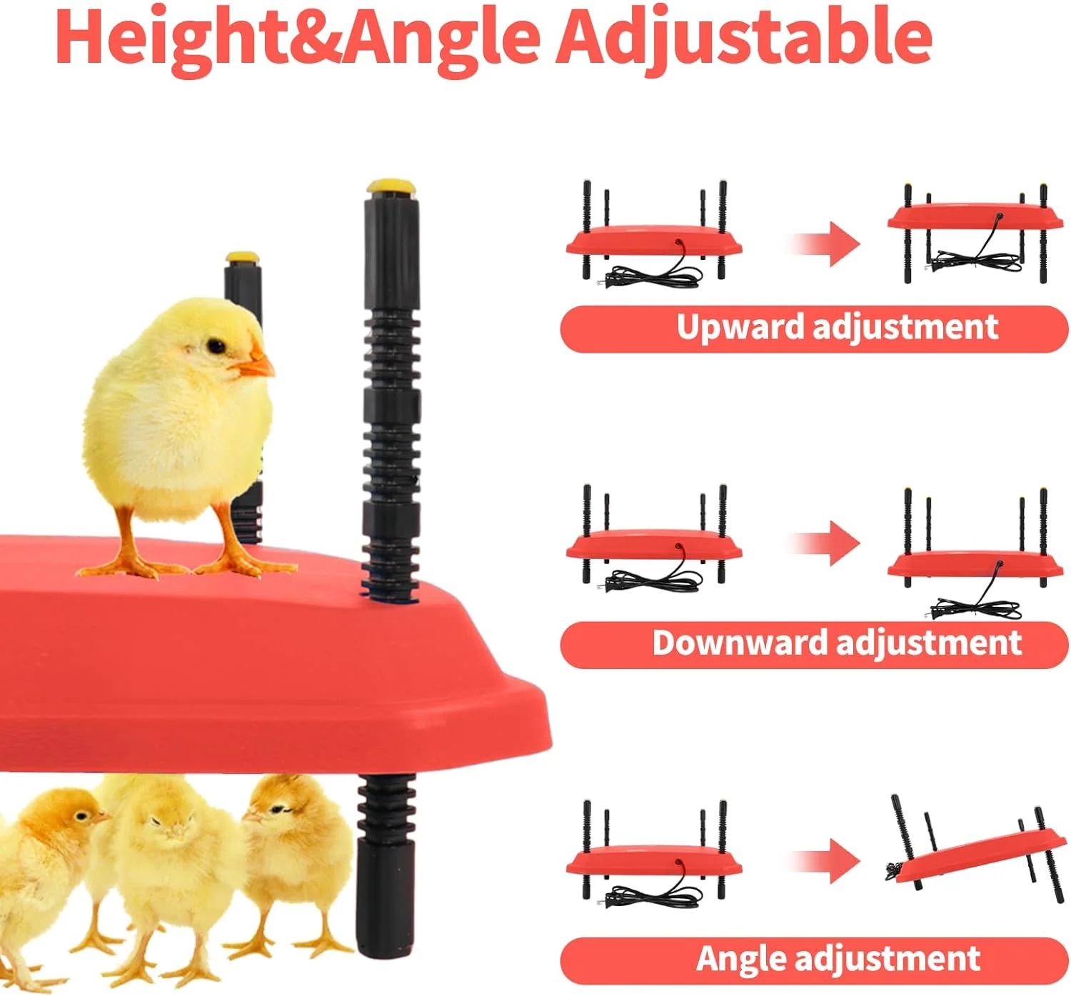 Chick Brooder Heating Plate Warmer,Chicken Coop Heater - Image 8