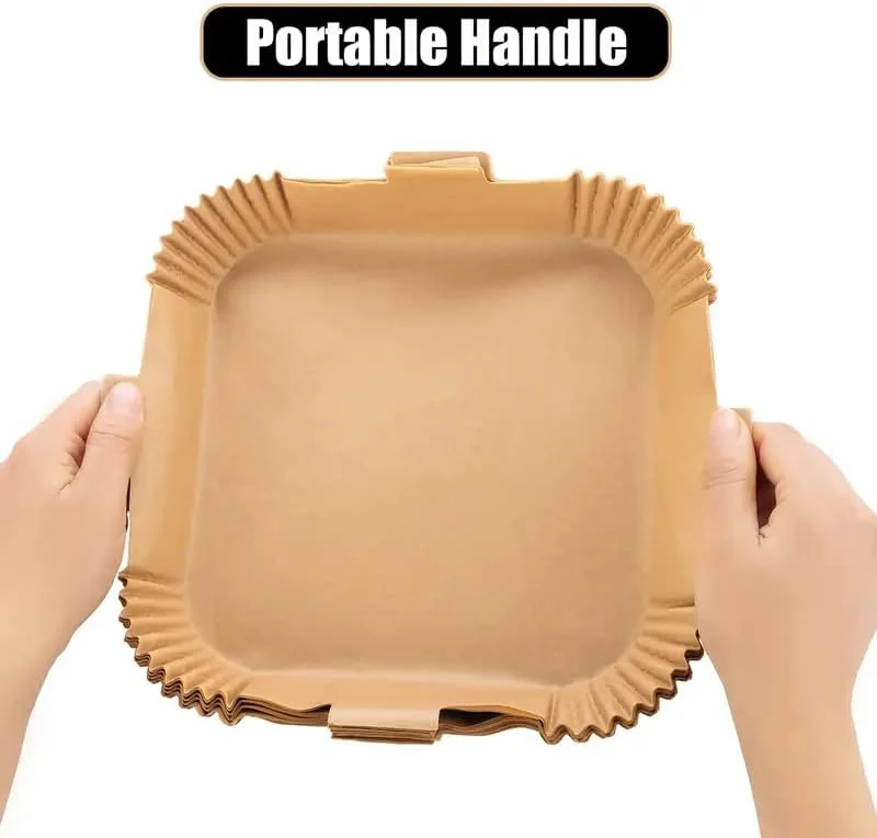 Air Fryer Disposable Paper Liner Non-Stick Air Fryer Paper Liner 100pcs - Image 7