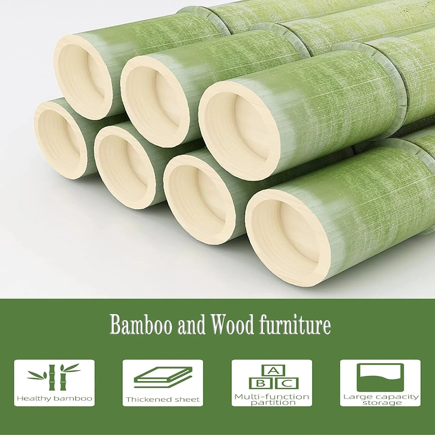 Bamboo Wardrobe Clothes Rack - Image 6