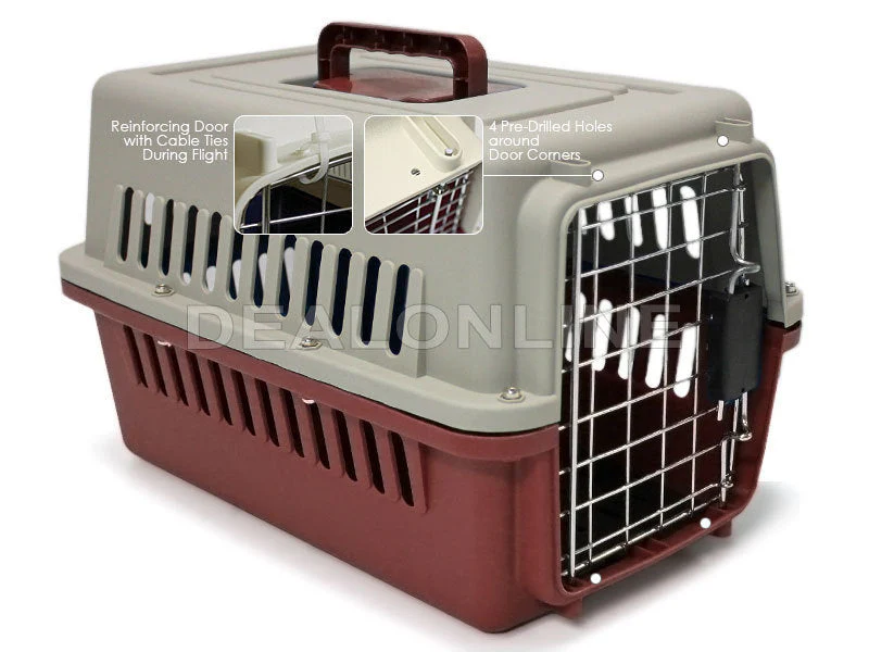 58cm Dog Cage Cat Cage Pet Travel Cage/Carrier - Image 8