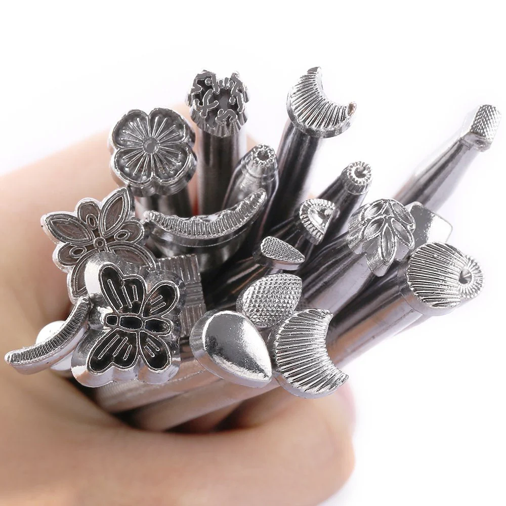 59PCs Leather Craft Tools Kit Tools DIY Groover Punch Kit Stiching Carving Craft Sewing - Image 7