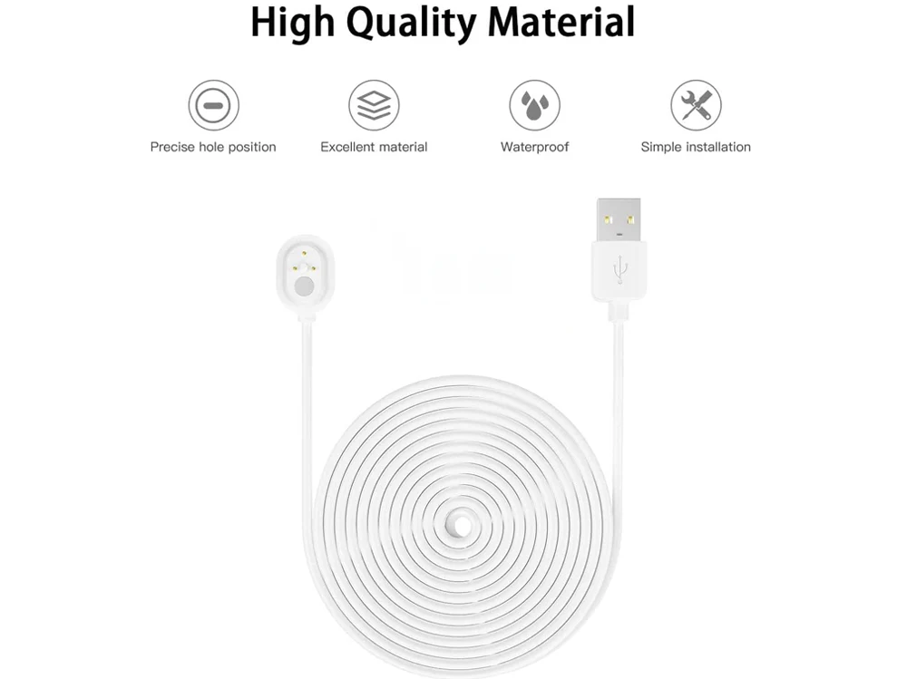 5M Weatherproof Power Cable for Arlo Pro 3/4/5 & Ultra 1/2 Cameras - Image 6