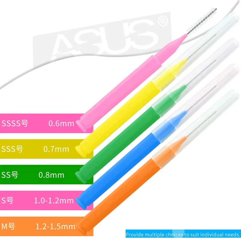 60Pcs X 1.2 mm Interdental Brushes Health Care Tooth - Image 11