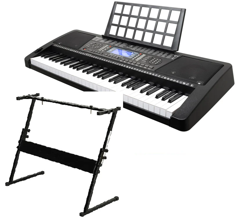 61 Key Electronic Piano Keyboard and Piano Stand - Image 2