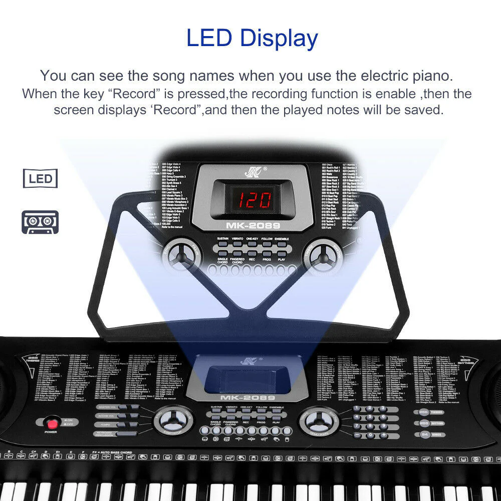 61 Key Electronic Piano Keyboard Piano - Image 8
