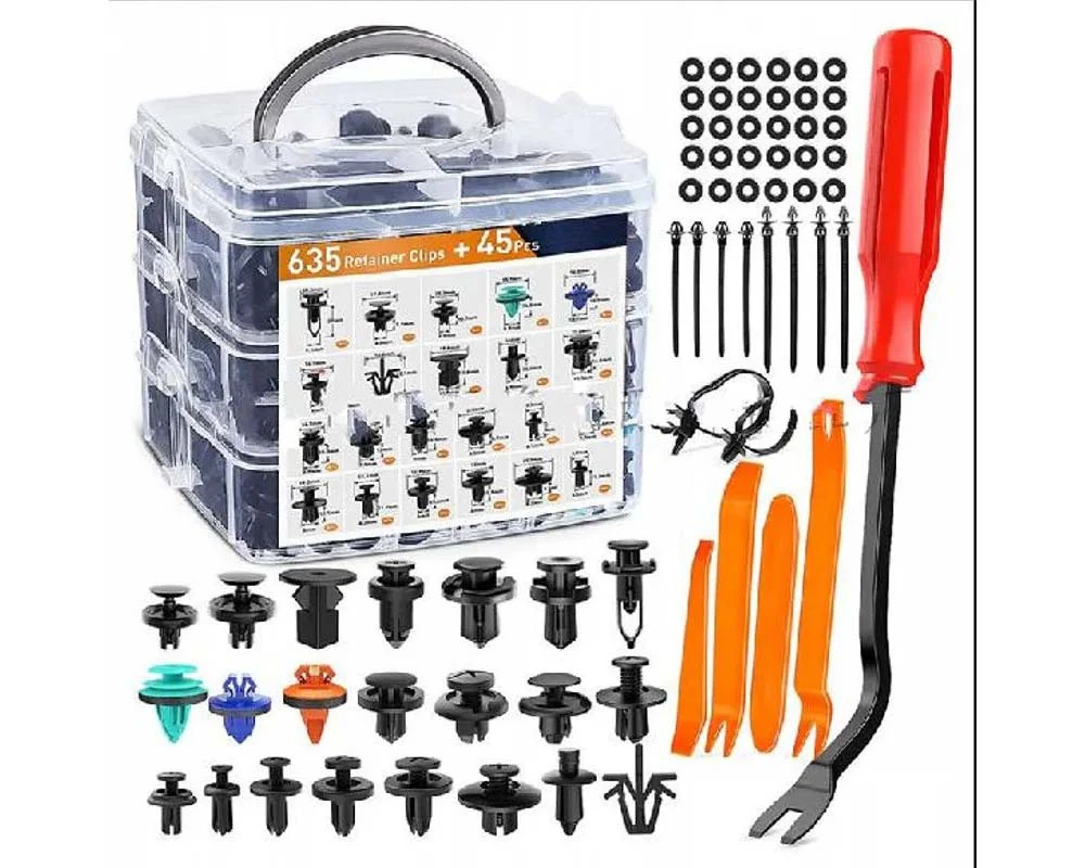 635PCS Car Body Trim Clips Retainer Bumper Rivets Fastener Kit - Image 10