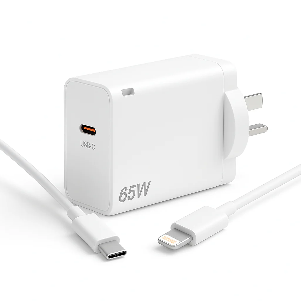 65W USB-C Fast Charger – Super Speed PD Charger with Cable Options - Image 3
