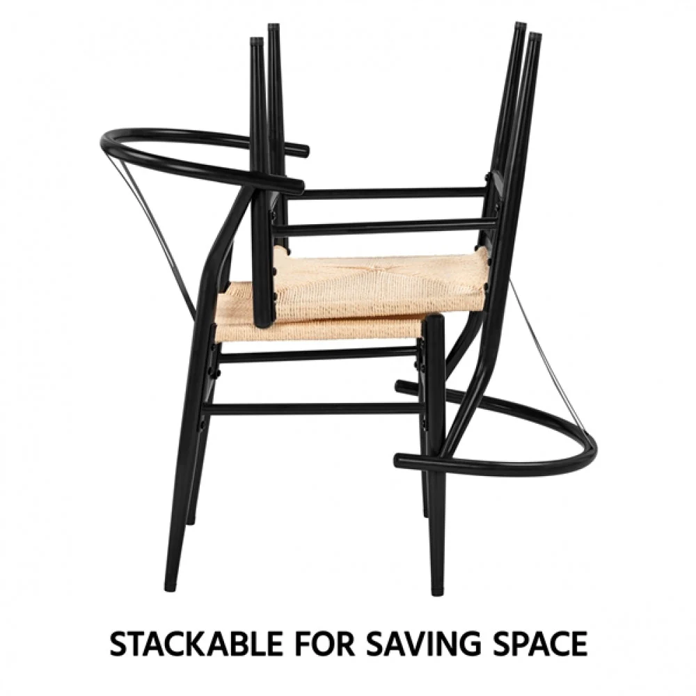 6pcs Weave Dining Chairs - Image 7