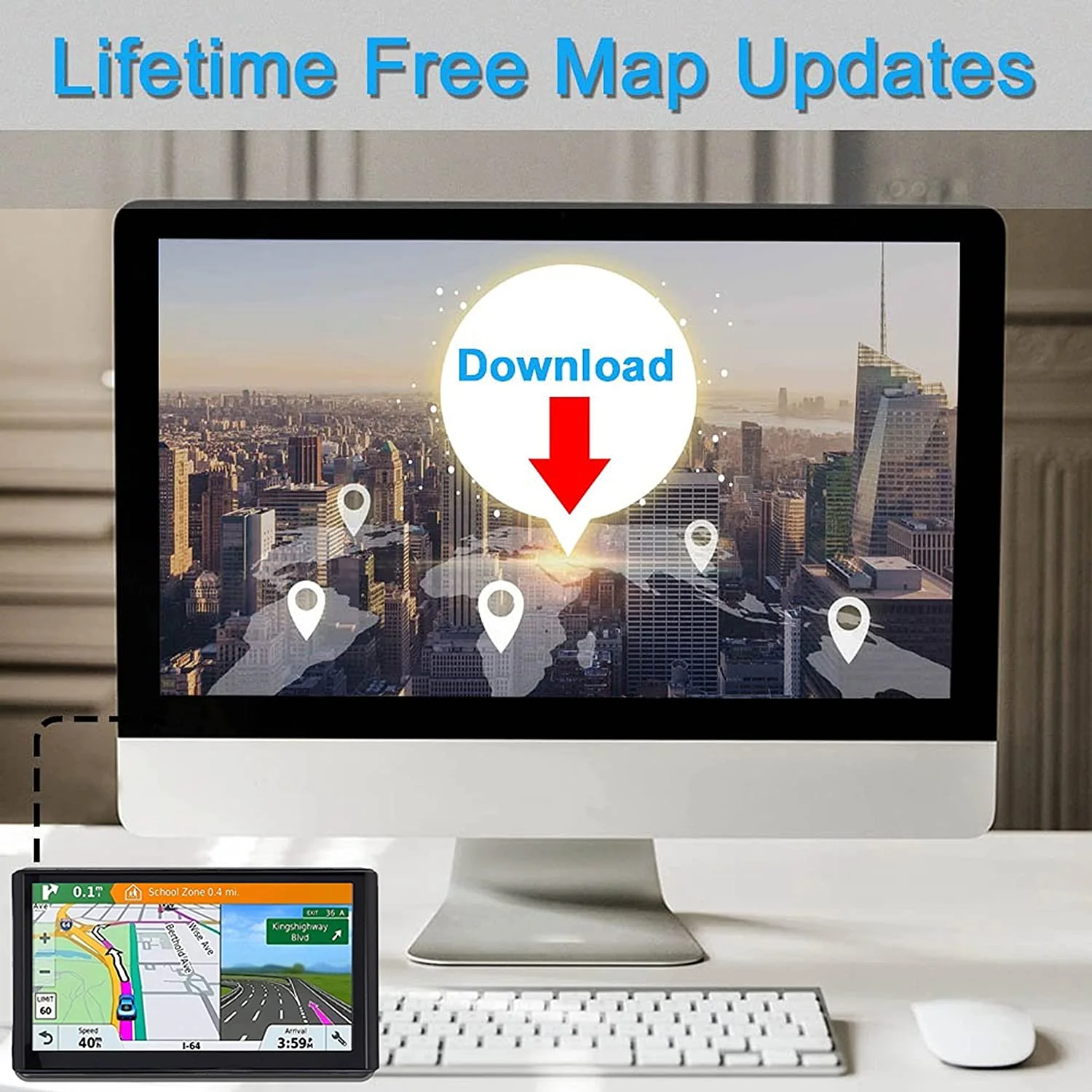 7" Car GPS Navigation - Image 6
