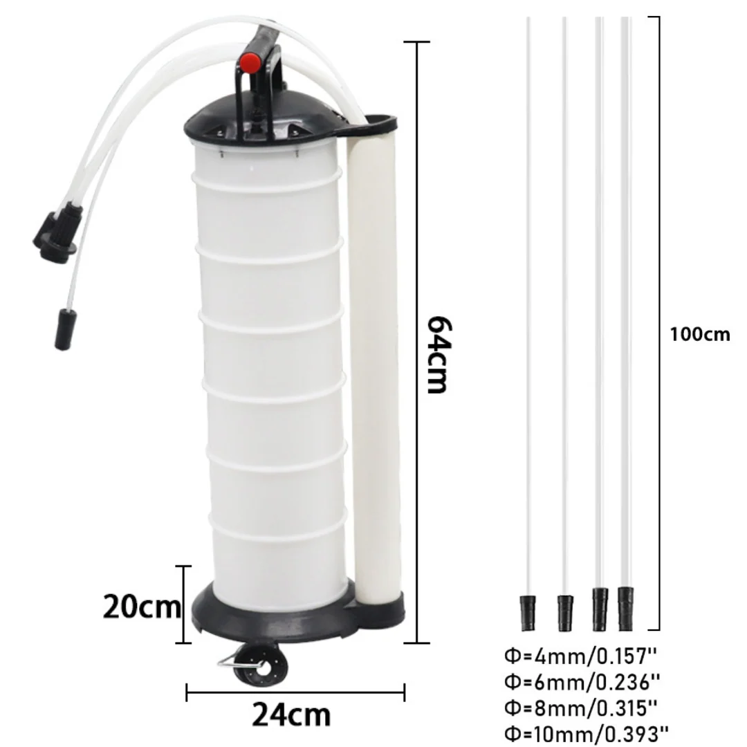 7L Manual Waste Oil Fluid Extractor Pump Oil & Fluid Change Tool - Image 10