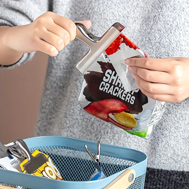 8 Pcs Stainless Steel Food Grid Clips Large Size - Image 5