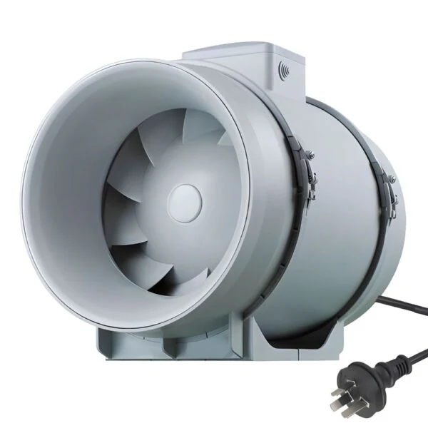 8'' Silent Inline Extractor Fan Exhaust Duct - Image 14