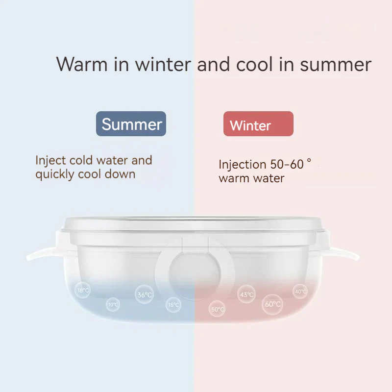 800ml Thermal Stainless Steel 3 Grids Suction Plate /Bowl Tableware -Blue - Image 12