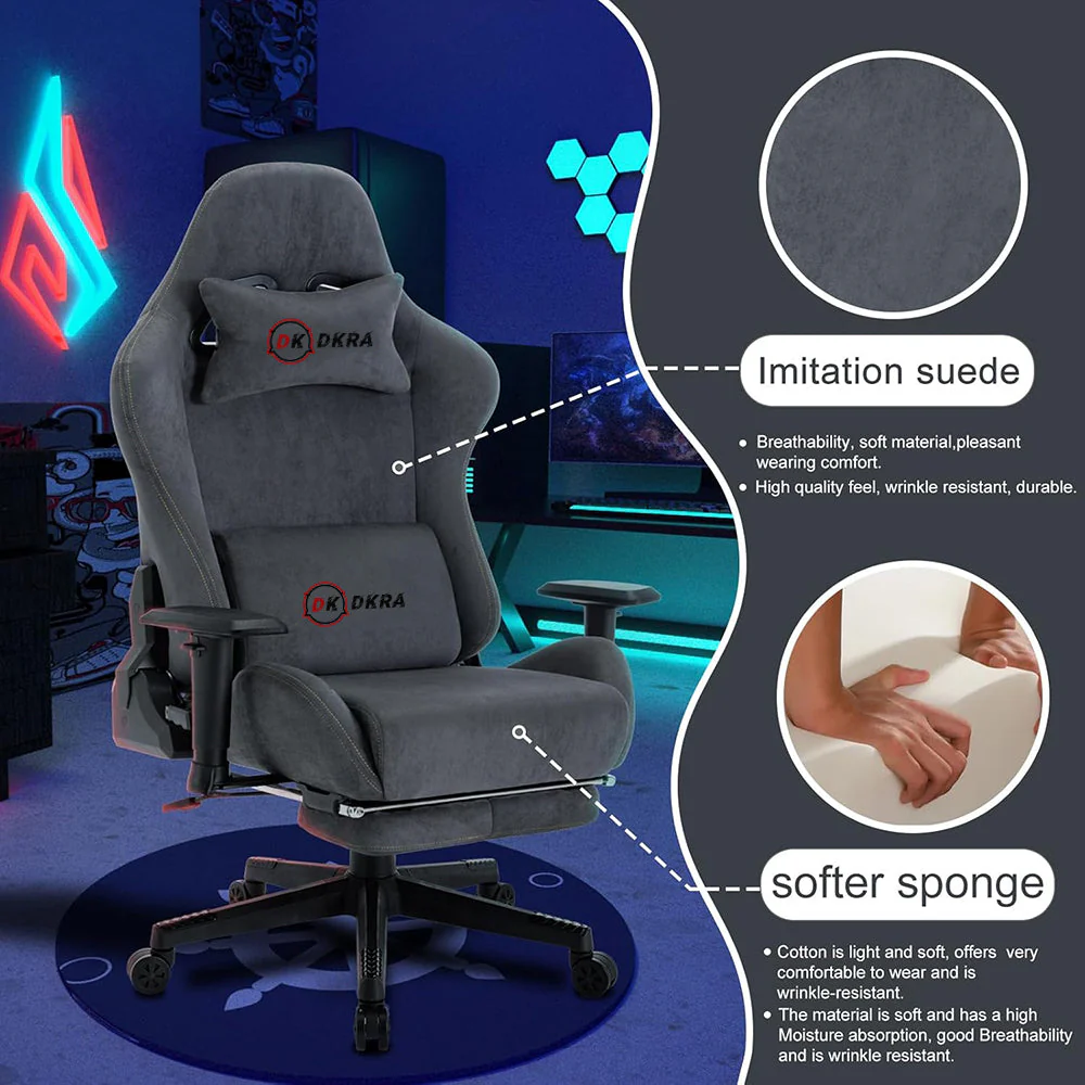 DKRA Gaming Chair Adjustable Rotating Task Chair - Image 6