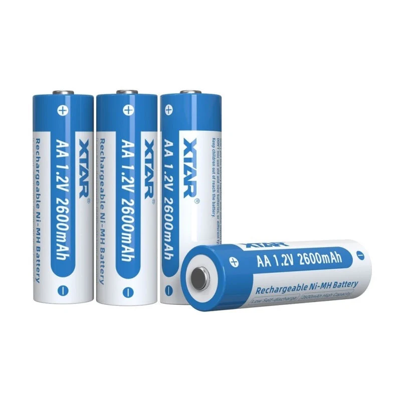 AA Rechargeable Battery 1.2V 2600mAh Ni-MH 4 Pack