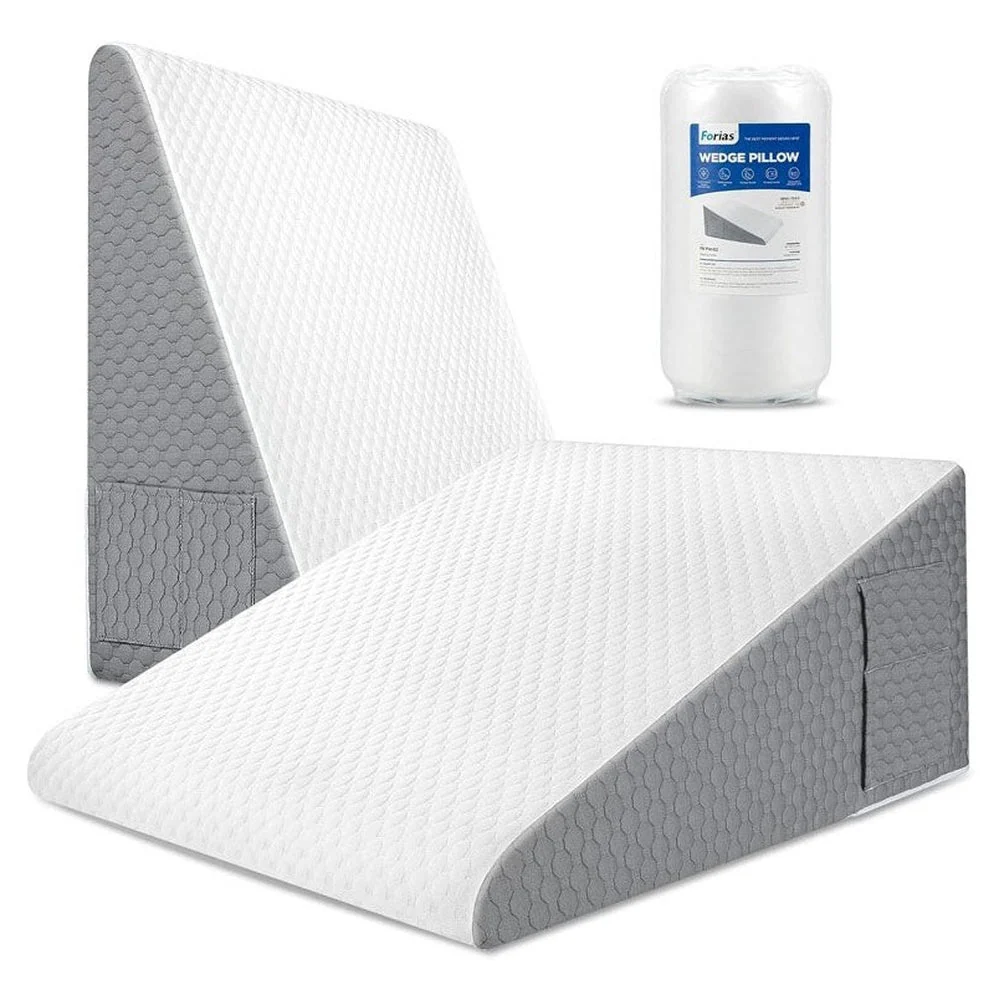 Wedge Pillow Memory Foam Cool Gel Adjuastable Cushion