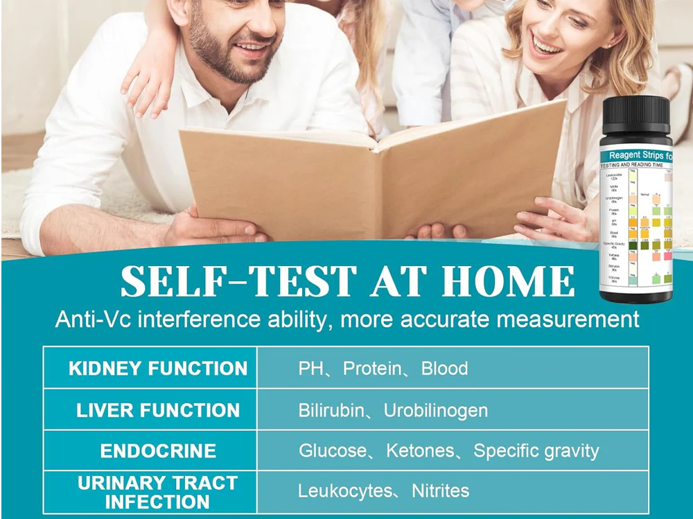 Urine PH Test Strips Protein Ketone Testing Strip - Image 14