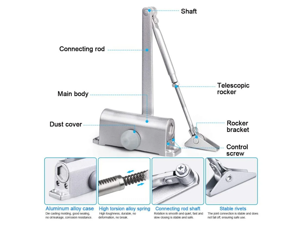 Automatic Door Closer Reversible - Image 6