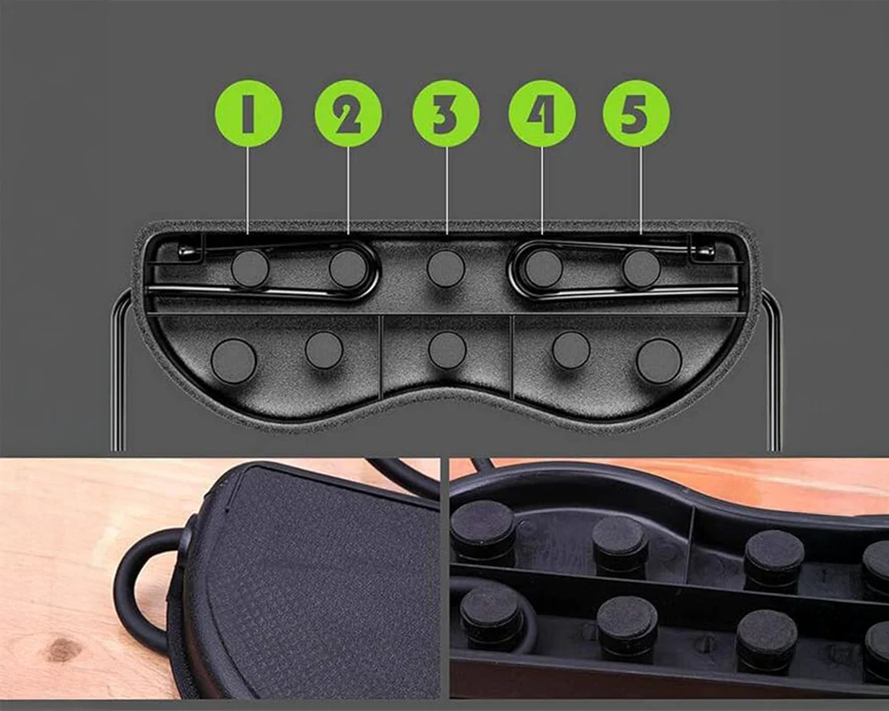 AB Roller – 2-in-1 AB Roller with Resistance Bands for Core Strength - Image 9