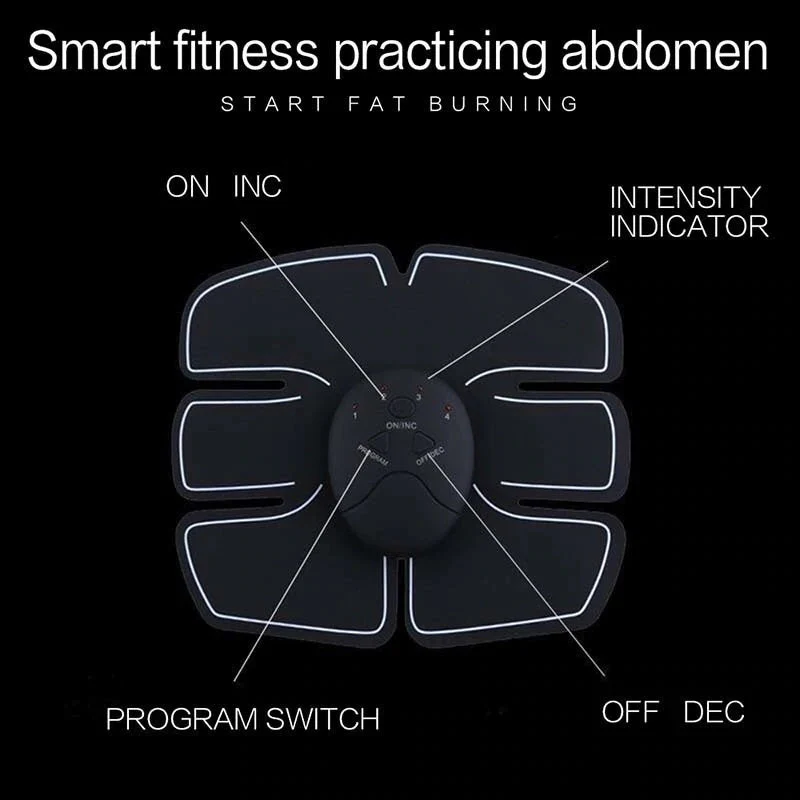 Abdominal Machine Electric Muscle Stimulator ABS Ems Trainer Fitness Weight - Image 7