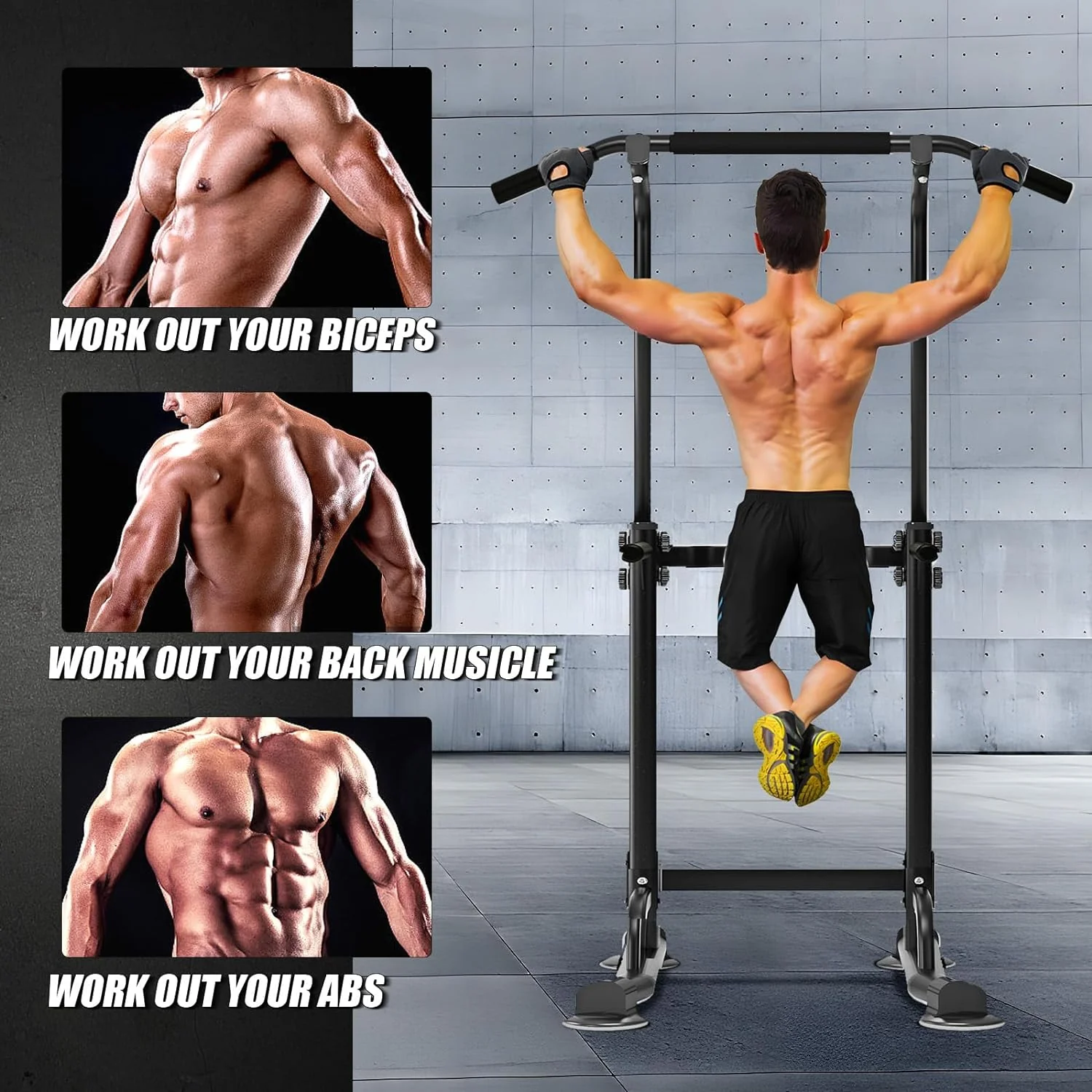 Adjustable Chin Up Pull Up Chin Up Station Workout - Image 13