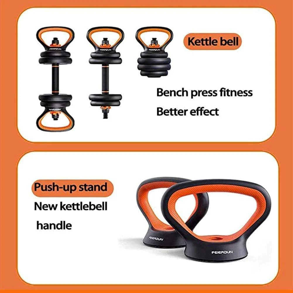 Adjustable Dumbbells Set 30KG with Barbell - Image 11