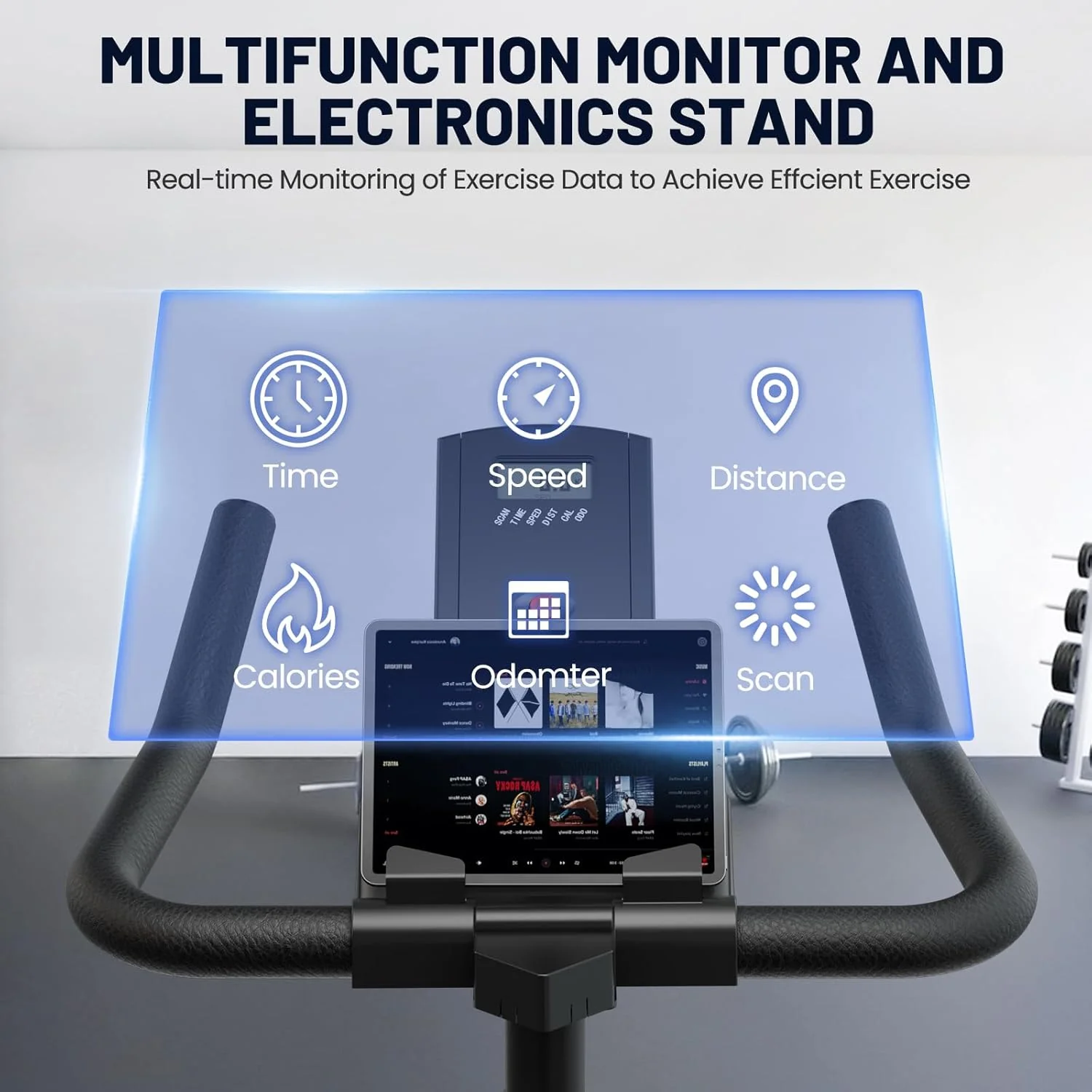 Adjustable Exercise Bike Spin Bike Heavy Duty - Image 10