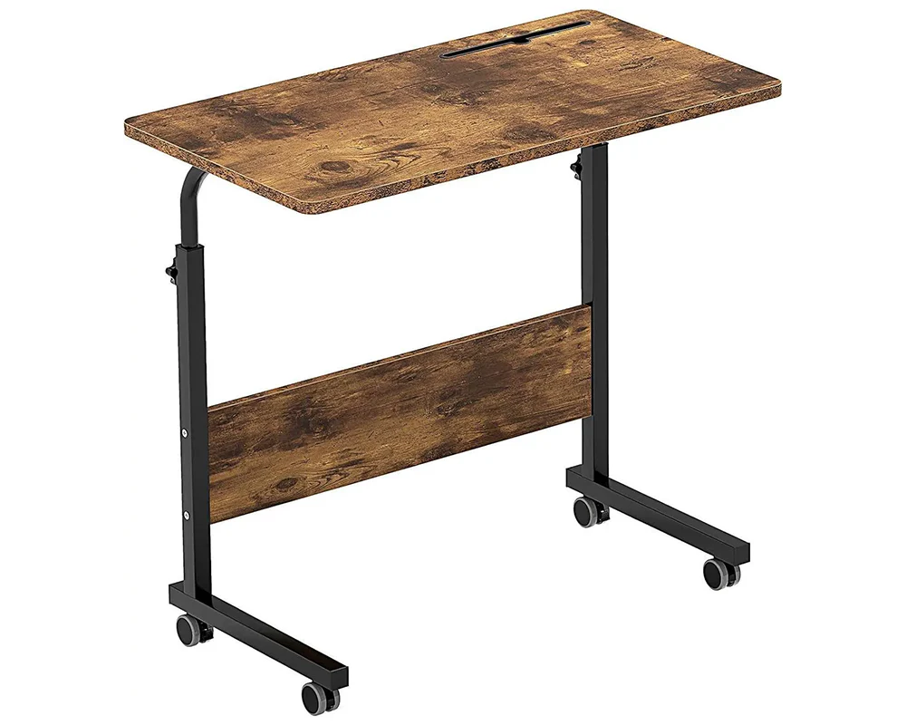 Adjustable Laptop Desk Stand with Wheels - Image 3