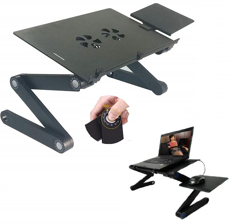 Adjustable Laptop Stand with Mouse Pad - Image 3