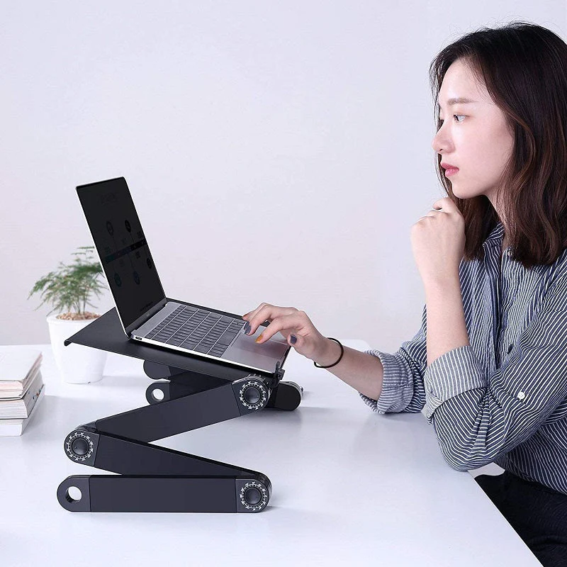 Adjustable Laptop Stand with Mouse Pad - Image 8