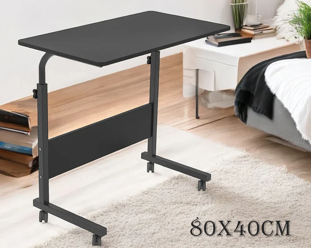 Adjustable Laptop Table Desk Stand with Wheels - Image 5