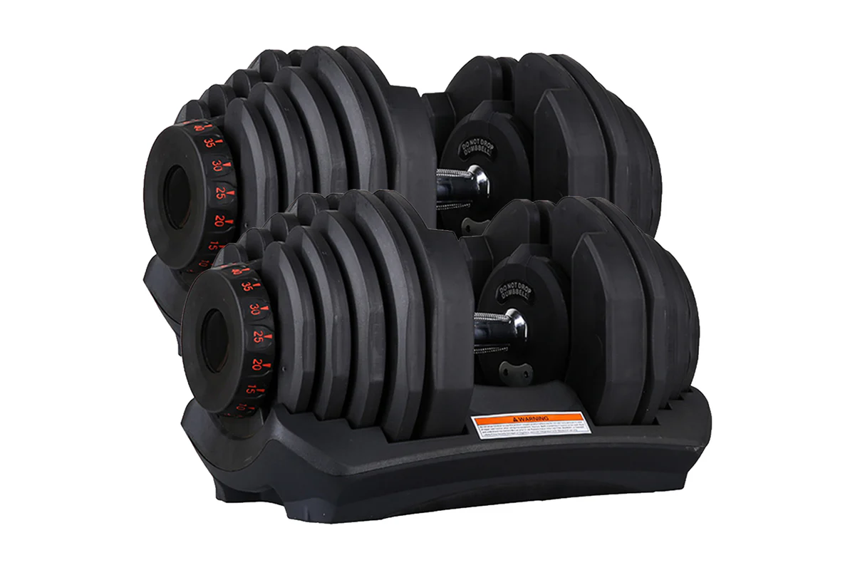 Adjustable Weights Dumbbell Set 40Kg Pair - Image 2