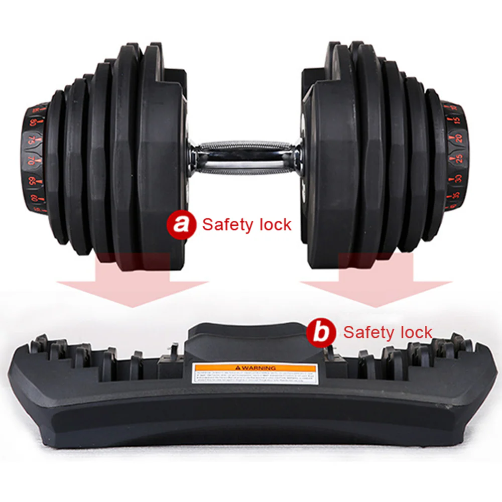 Adjustable Weights Dumbbell Set 40Kg Pair - Image 5