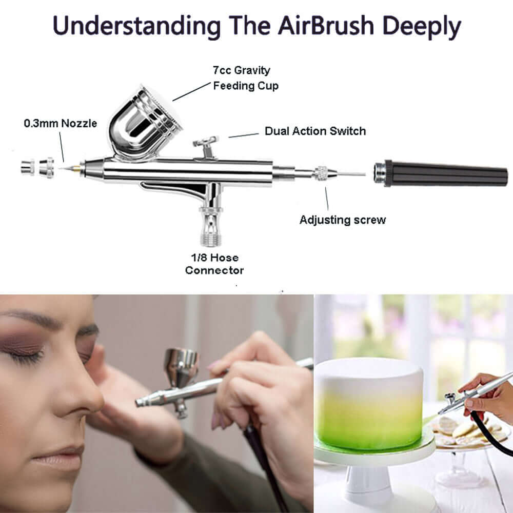 Air Brush Compressor With Air Brush Kit - Image 6