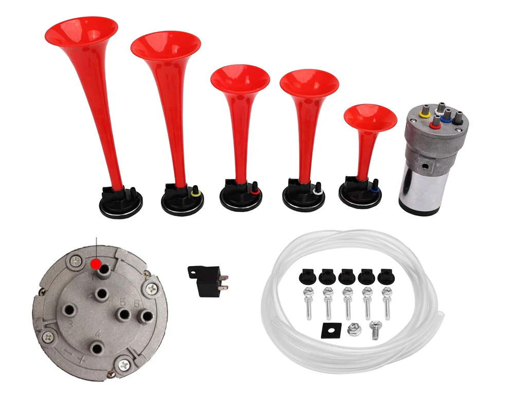Air Horn Kit Musical Dixie Trumpets Duke Of Hazzard Horn Set - Image 2