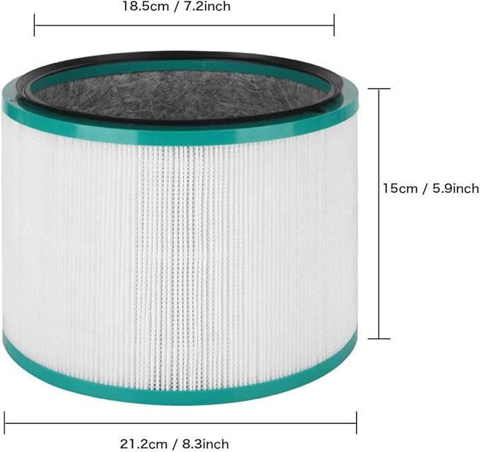 Air Purifier Filter Compatible With Replacement For Dyson HP00 HP01 HP02 HP03 DP01 DP03 - Image 2