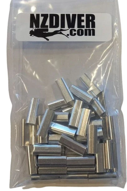 Aluminum Sleeves 2.0mm Crimp PKT 50