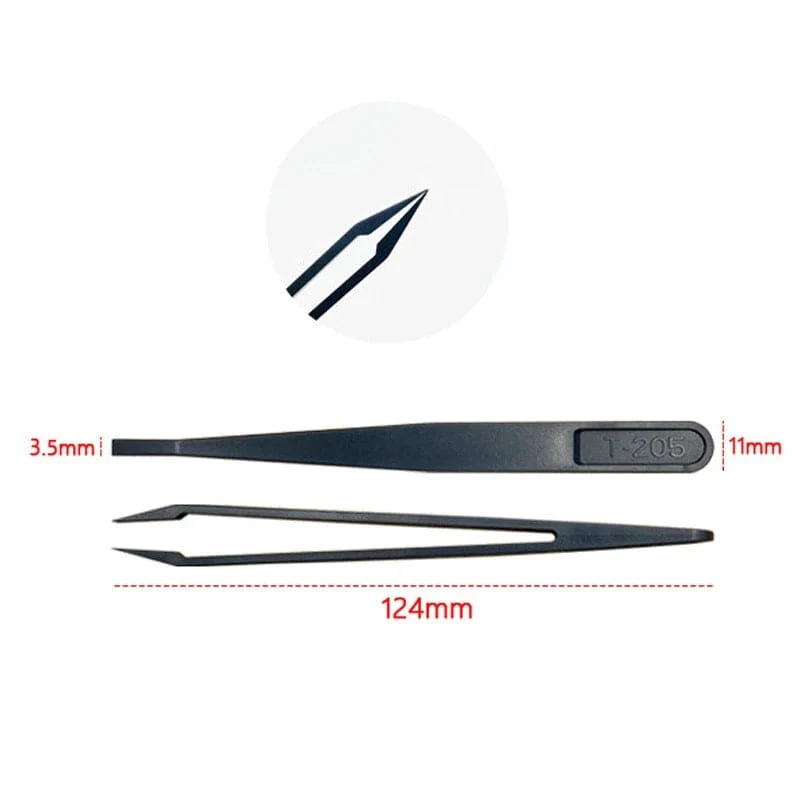 Anti-static Plastic Tweezers (8 piece) - Image 13