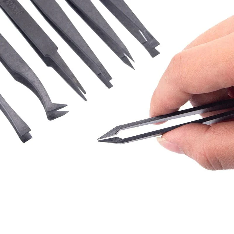 Anti-static Plastic Tweezers (8 piece) - Image 4