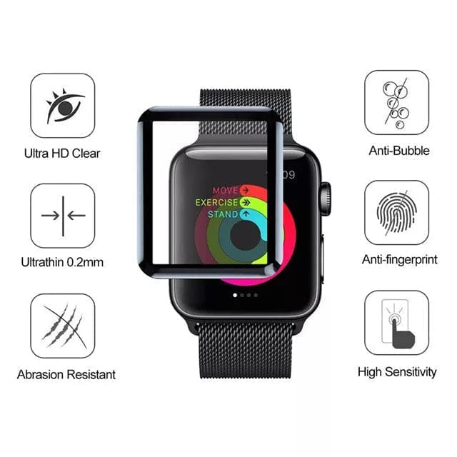 Screen Protectors for Apple Watch Series 4 (44mm) (Pack of 2) - Image 2