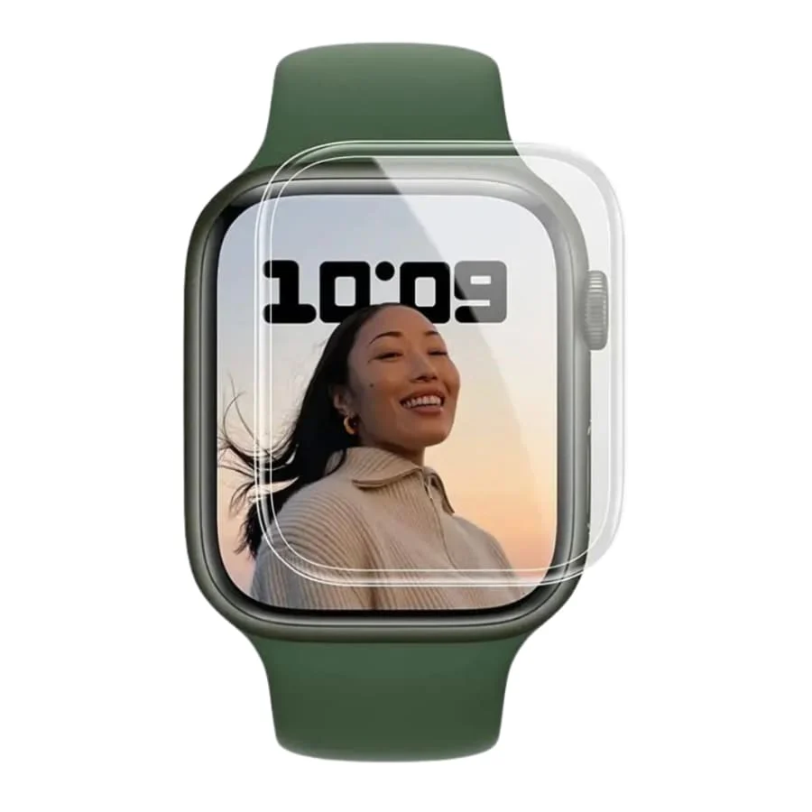 Hydrogel Screen Protector for Apple Watch Series 8 (45mm) (Pack of 6)