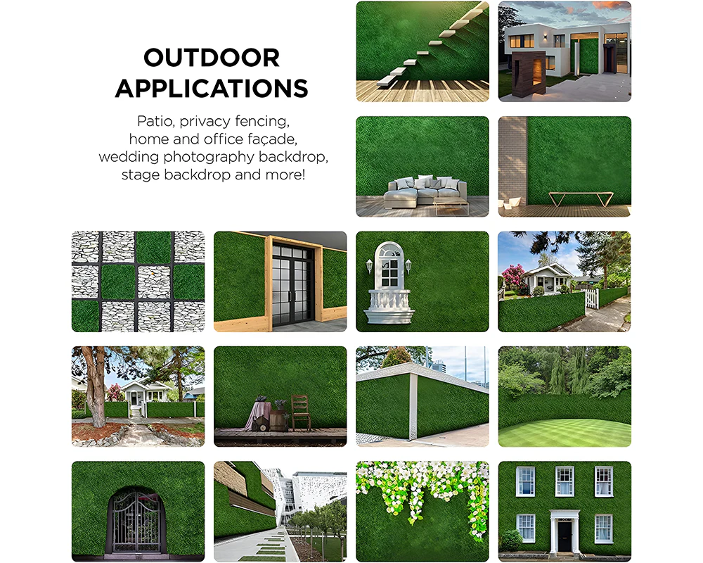 Artificial Green Plant Wall Pane - Image 5