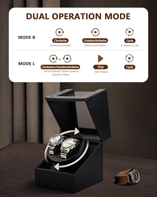 Automatic Watch Winder and Storage Box - Image 4