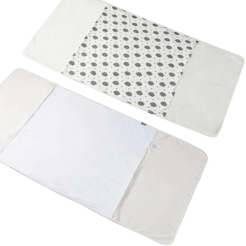 Baby & Kid Waterproof Mattress Protector With Wings-Grey Cloud - Image 6