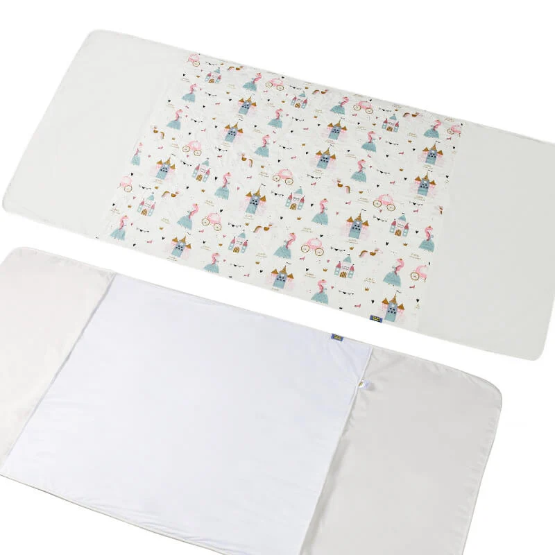 Baby & Kid Waterproof Mattress Protector With Wings-Princess & Castle - Image 6