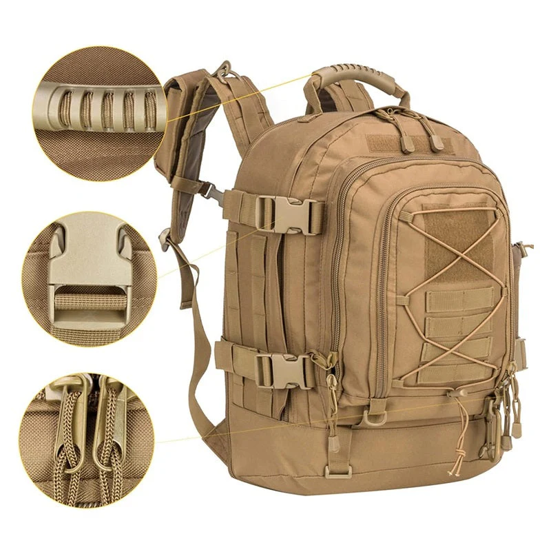 Backpack Camping Men's Travel Bag Mountaineering Backpack Outdoor Hunting Bag - Image 5