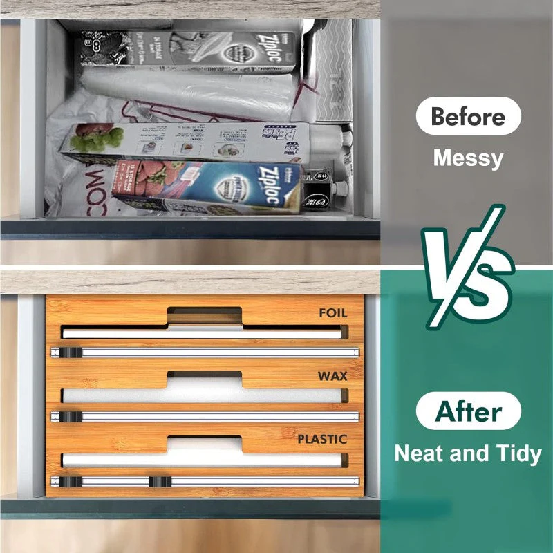 Bamboo Food Wrap Dispenser - Image 6