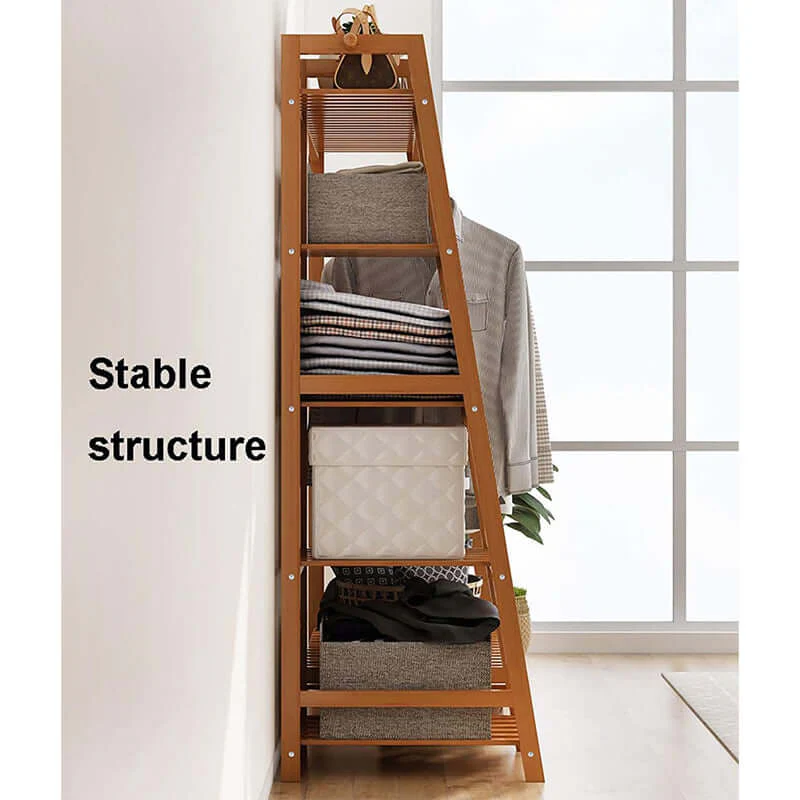Bamboo Wardrobe 1.1m wide 1.4m High 40cm Wide - Image 8