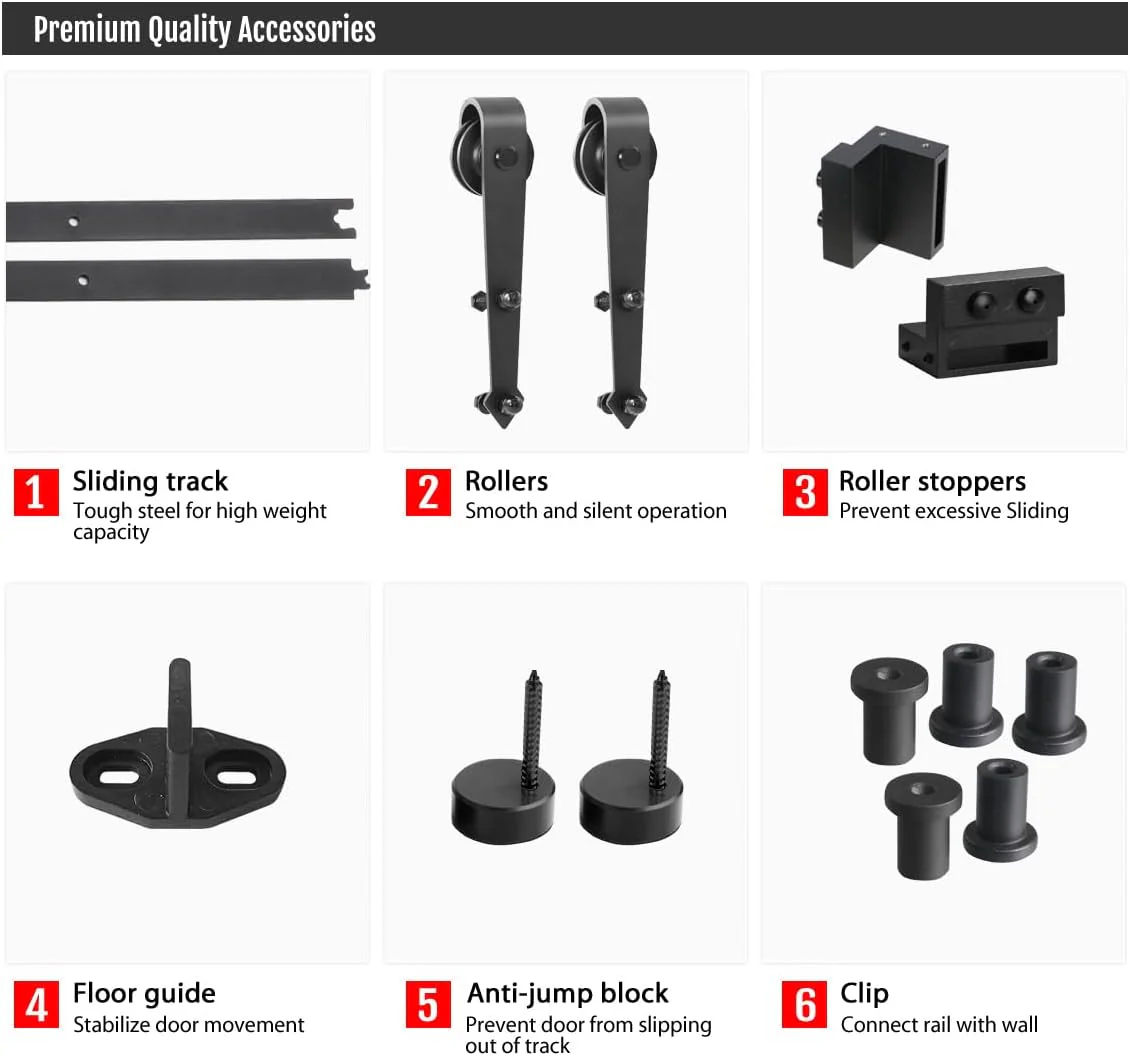 Barn Door Hardware 1.83M - Image 4